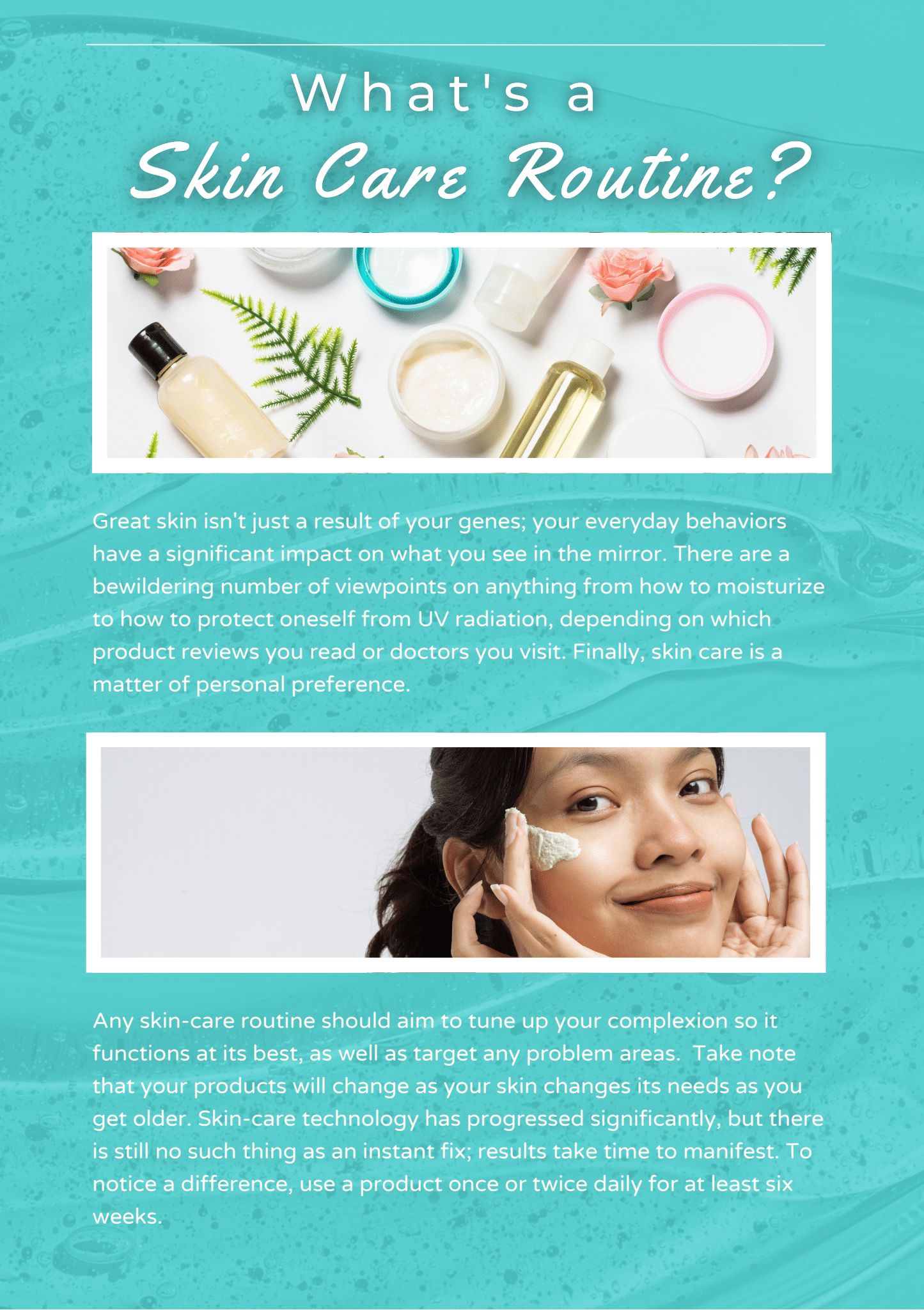 Skincare routine | SkyRose Rejuvenation Clinic & Spa | Orland Park, IL